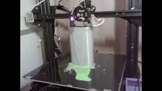 Ender 3 MAX 3d printing with ABS timelapse (sword case) #shorts
