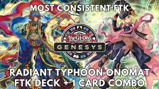Профиль колоды Radiant Typhoon Onomat FTK + комбинация из 1 карты, формат Genesys, ноябрь 2025, Y...
