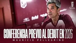 CONFERENCIA DE MAURICIO PELLEGRINO, ANTES DEL PARTIDO CONTRA SARMIENTO (SDE) POR COPA ARGENTINA 