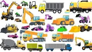 EDUKASI ALAT BERAT KONSTRUKSI, Truck, Rake, Loader, Hammer, Excavator, Telescopic, Forklift, Road