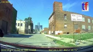 Cruising Detroit with a Chevrolet Impala V6 / Dashcam, 08/10/2016.