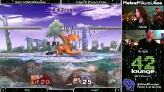 Construct 9 - Mera (Charizard) vs Hunger (Ness, Mario, Marth) - Project M Winner's Finals