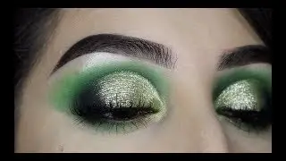 Green & Yellow Eye Look