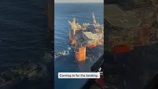 Pt.1 Landing offshore. #offshore #tiktok #oilfieldlife #shorts #oilproduction #helicopter