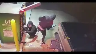 ATM robbery UK - braquage distributeur automatique