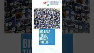 Big Boss Theme Complete Package| Big Boss Kitty Party Decoration Ideas| Prachi Game Ideas