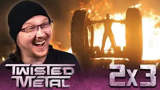 TWISTED METAL 2x3 REACTION | T3STDRV | Season 2 Episode 3 | Review