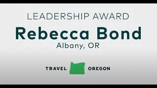 Leadership Award: Rebecca Bond, Albany Visitors Association