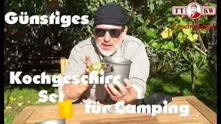 Shayson Camping Kochgeschirr Set, T&ouml;pfe mit Piezoz&uuml;ndung Brenner f&uuml;r Outdoor Kochen Test deutsch