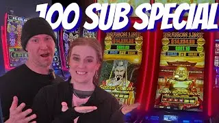 Dragon Link Happy and Prosperous: $100 Bankroll Test! (100 Sub Special Ep. 3)