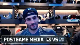 Nick Schmaltz, Liam O'Brien and Andr&eacute; Tourigny | 10.17 Postgame Media