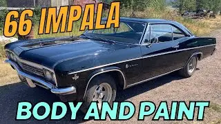 1966 Impala Restoration | Autobody and Preparation: Gloss Black Base Coat & Clear Coat Job