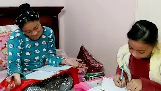 اول مرة ماما اتعصبت على جودى وكانت هاتضربها😯روتين مذاكرة صعب اوى مع جودى وجيداء 👭