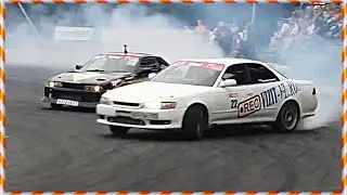 █ Toyota Mark II vs Nissan Silvia S13, 2011 Drift. Дрифт (соревнования по дрифту).