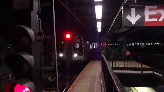 BMT Jamaica Line: Queens-bound R179 Z Skip-Stop Train@Alabama Avenue