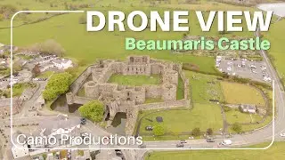 Drone View: High Above Beaumaris Castle, Anglesey