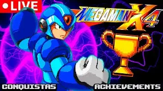 🟡🏆MEGAMAN X4 🏆 TROF&Eacute;US IMPOSSIVEIS RetroAchievements 🏆LUKMUU ON LIVE