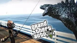ГТА 5 МОДЫ: ВОТ ЭТО УЛОВ! TALKING TOM ПОЙМАЛ GODZILLA!! ОБЗОР ЛУЧШИХ МОДОВ ГТА 5! GTA ONLINE MODS