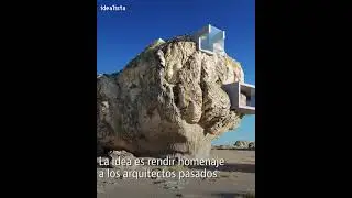 Una espectacular casa construida dentro de una roca