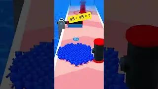 1000 Blue Vs Red Count Masters Run 3D Gameplay 🎯 #androidgameplay #shorts #video #games #countmaster