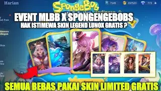 MLBB SPONGEBOB!! EVENT HAK ISTIMEWA PERTANGAN SKIN LEGEND LUNOX GRATIS MOBILE LEGENDS TERBARU 2025