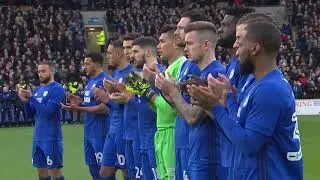 CARDIFF CITY & MAN CITY PAY TRIBUTE TO JIMMY ARMFIELD & PATRICK CRYNE