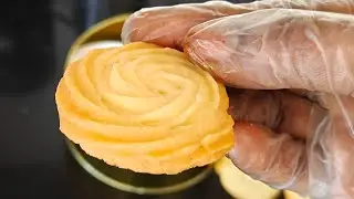 5 ingredients cookies #Danish butter cookies #easy cookies #crispy butter cookies #chirstmas special