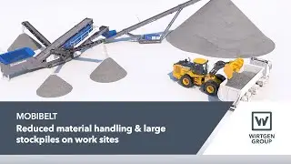 Efficient Work Site Logistics: MOBIBELT Mobile Stackers in Action