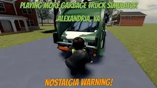 Roblox Garbage Trucks | Peterbilt McNeilus Rear Loader on Black Bins