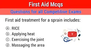 First Aid Mcqs for all Competitive Exams | most repeated first aid mcq