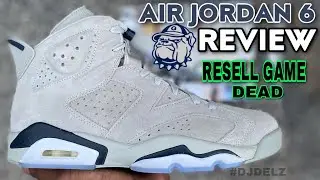 Georgetown Air Jordan 6 sits, resell dead! Detailed look