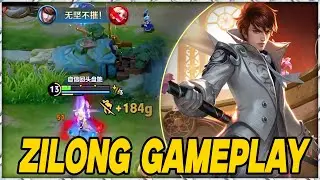 40 STAR ZILONG IS A BEAST! ⚡️ THE ULTIMATE 1V5 SOLO CARRY (HOK GOD TIER)