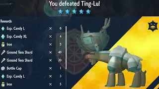 [Pok&eacute;mon Scarlet] - Shiny Ting-Lu {Legendary Tera Raid 08}🟤