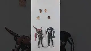 Captain America ❤️😎 Iron man wrong head challenge 🔥😜 #shorts #funny #viral