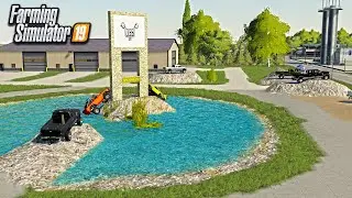 BUILDING GIANT POND AT TRUCK DEALERSHIP! (RCC) | FARMING SIMULATOR 2019