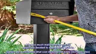 Great product -  Mail Boss 7506 Mail Manager Curbside Locking Security Mailbox, Black,Large