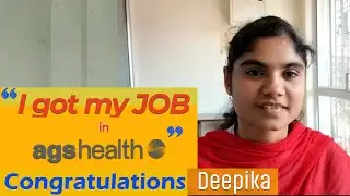 I am Deepika I got my dream job as a Medical Coder at AGS Healthcare