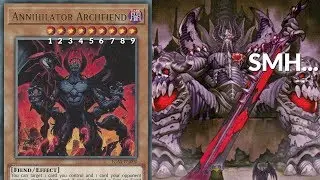 Annihilator Archfiend is LEVEL&hellip; NINE(nein)&hellip;