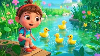 Ducky Wings Go Flap, Flap, Flap | Animal Movement Nursery Rhyme | Educational Kids Songs