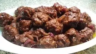 POLPETTE CON CIPOLLA IN AGRODOLCE