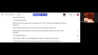 HISTORY AND STRUCTURE OF THE NIGERIAN ECONOMY ECO 205 1