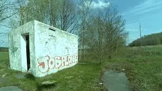 Exploring abandoned railway station and trackway