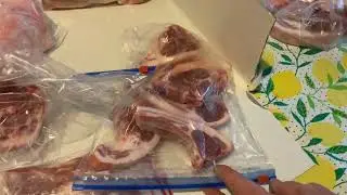 Buying Local: Half a Box of Welsh Organic Lamb for &pound;70 after being weighed. It is delicious had some