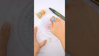 Satisfying Color Change Spirograph ! 🤯🎡🌀