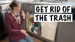 Declutter with Me: Kitchen Cabinets, Getting Rid of Trash!