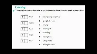 Excel 5 Module 3 - Friends Forever - LISTENING ex 6 p. 39