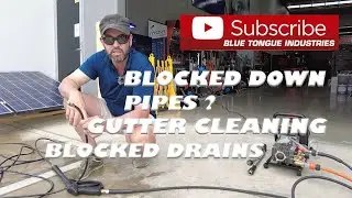 Gutter Cleaning and Blocked Down Pipes - Jetter Unblocking Tools