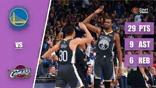 TB - Stephen Curry - 29 Points, 5 Three-Pointers, 9 Assists vs Cavaliers - 2017 Playoffs