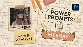 Power Prompts Mermay: &laquo;Коралловый риф&raquo; с медведем Коди | Adobe Creative Cloud