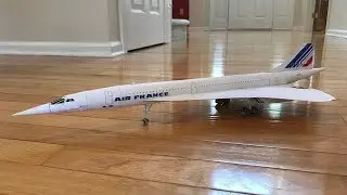 Air France Concorde Papercraft